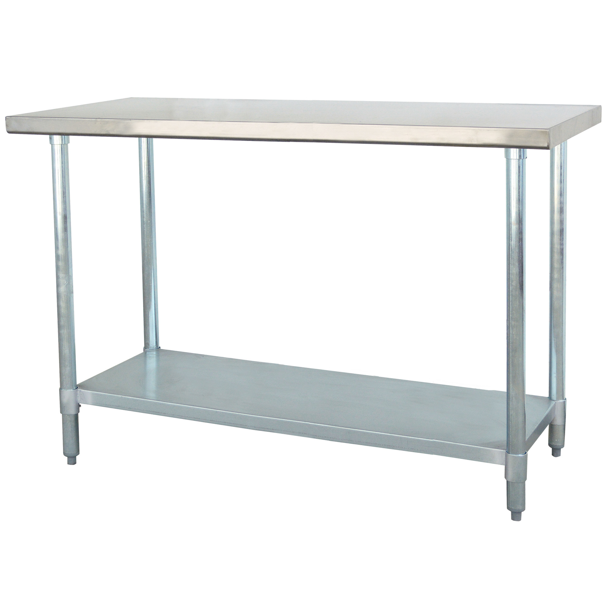 Sportsman Series Stainless Steel Work Table - 24in. x 72in., 35in. Height, Adjustable Shelf, 330-Lb. Capacity, Model# SSWTABLE72